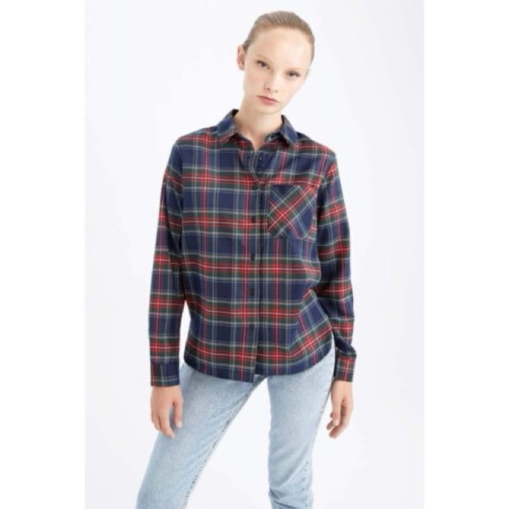 Uniqlo Plaid Button Up
